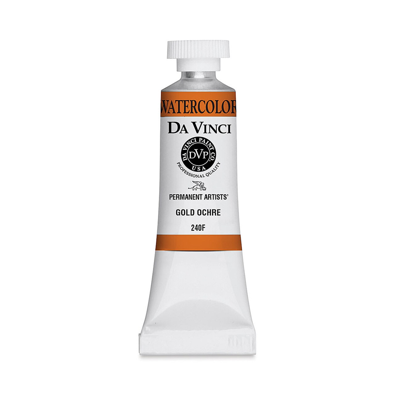 Da Vinci Artists' Permanent Watercolor - Gold Ochre, 15 ml tube